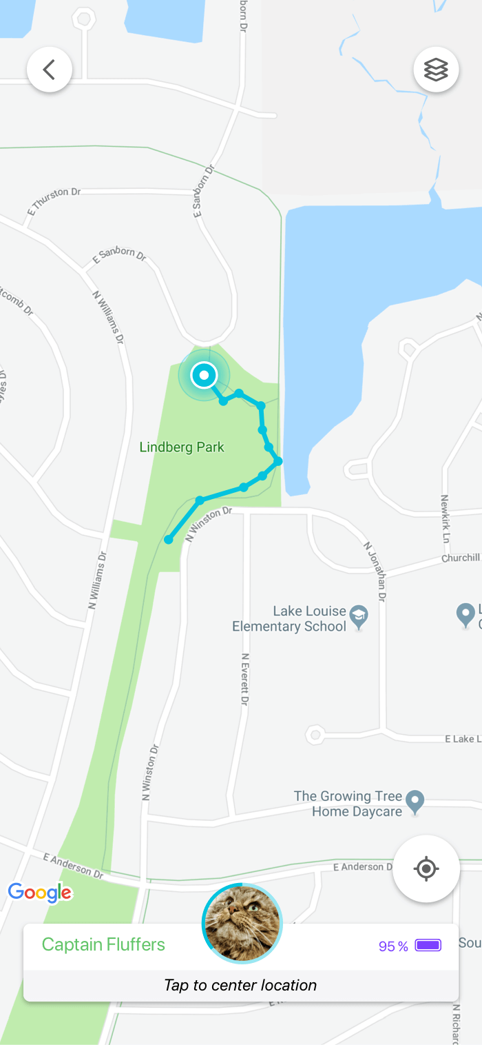 Cat Tracker Cat GPS Tracker Jiobit